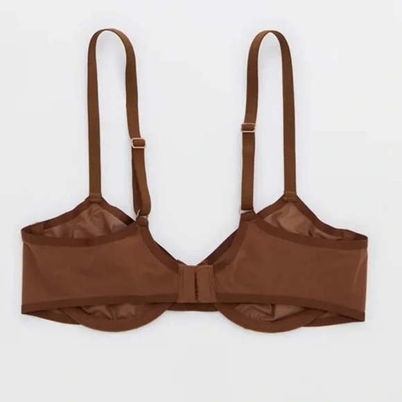 Aerie Smoothez Unlined Full Coverage Bra Brown 32C NWT! - Picture 2 of 5